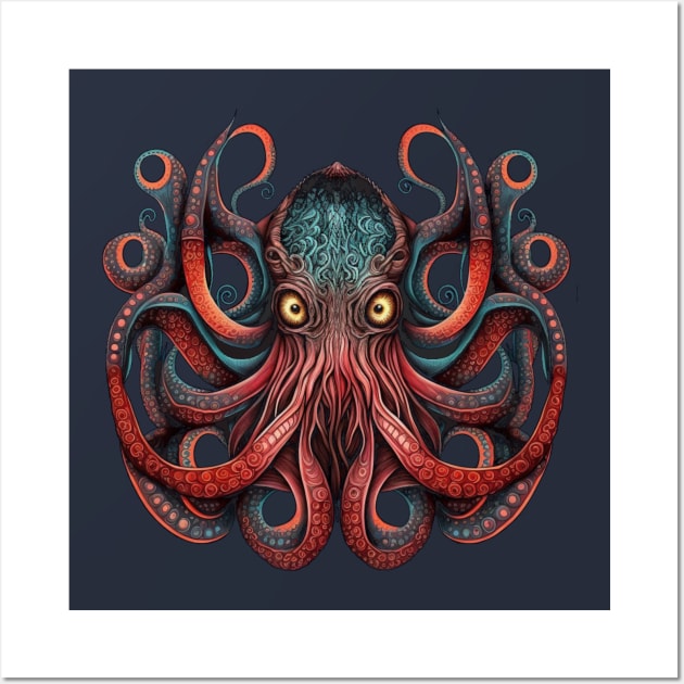 Octopus Wall Art by Octoprocessor